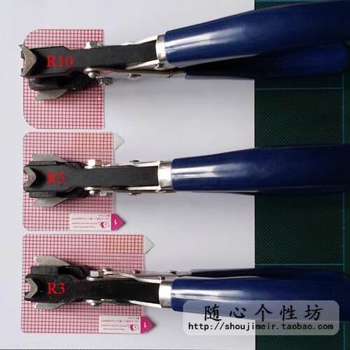 卡片圆角器吊牌剪角器纸张倒角器切角机R3R5R10mm半圆切角