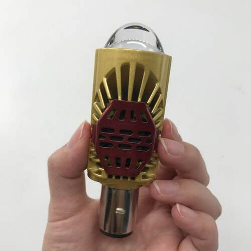 M01J大直插款147高亮H4双透镜汽车体led灯 摩托车射灯 双光远近一