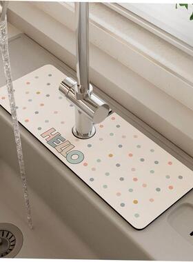 Kitchen Faucet Absorbent Mat Sink Splash Guard Microfiber