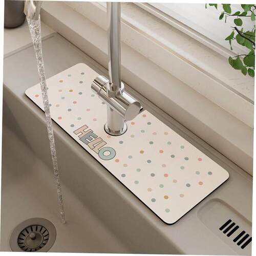 Kitchen Faucet Absorbent Mat Sink Splash Guard Microfiber
