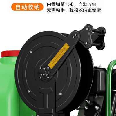 物业路政带洗地扒汽柴油超高压清洗机卷管器款大流量带水箱