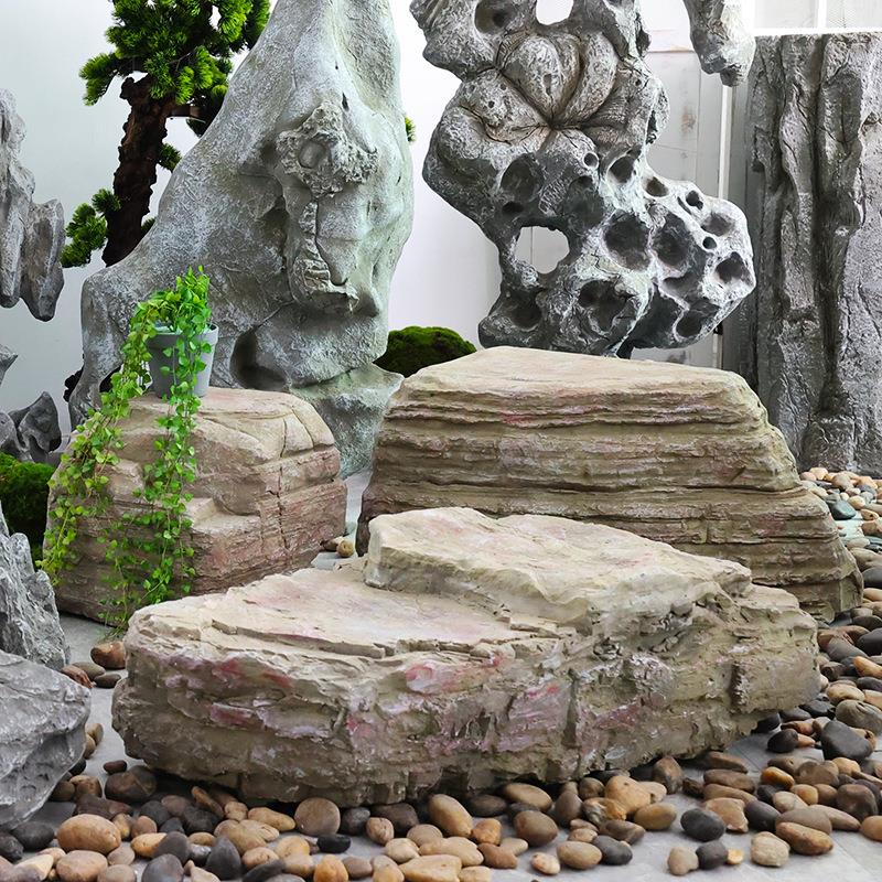 计现货DLI仿真假石头墅假山景别花园户外庭院造设新中式景观装饰
