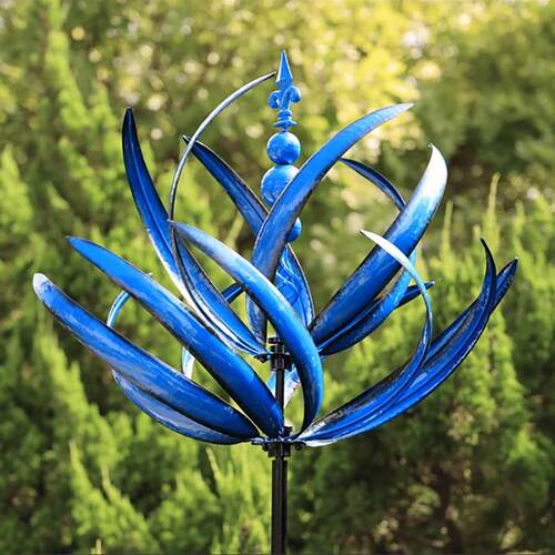 新品Harlow Wind Spinner Rotator 哈洛风旋转器铁艺风车园艺地插