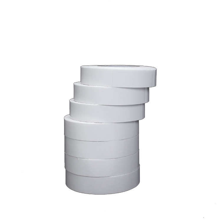 强力办公专用超薄绵纸双面胶带 透明白色热熔胶手工DIY普通双面胶