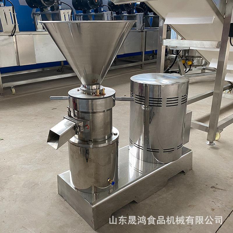 不锈钢黄豆磨浆机食品级花生酱果酱研磨设备牛羊猪禽骨泥机