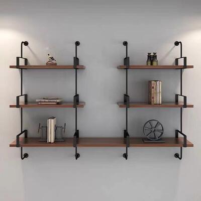 墙上壁书AL86571架墙架挂壁面隔壁板层板柜卧室铁艺壁挂墙墙挂墙