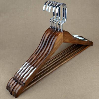 cabinet skid hangers clothes clip coat hanger wooden rack