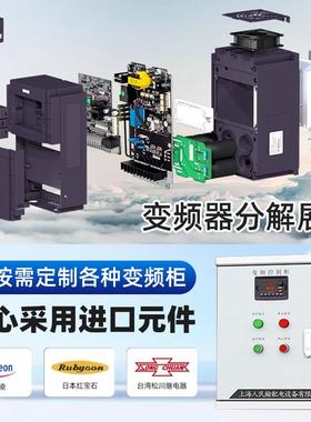 上海人民5.5变频器SPD9903804v三相17.5电2机2调速器1kw15/30/37