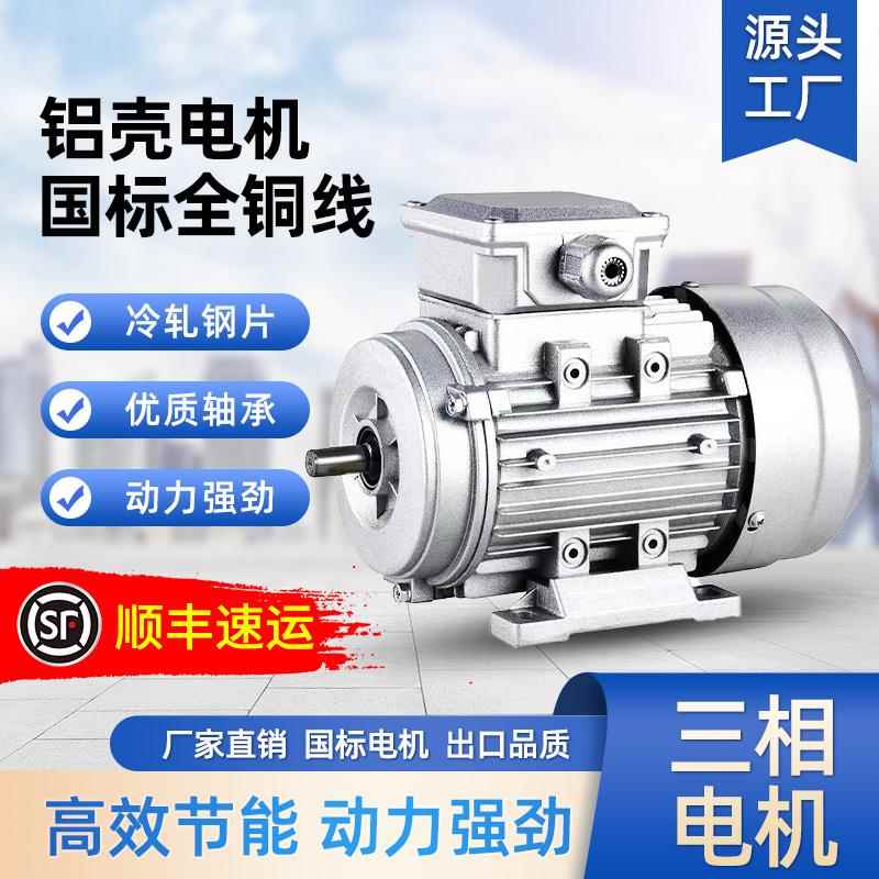YS三相铝壳电机180W/250W/370W/550W/2.2/3/4KW全铜三相电机380V