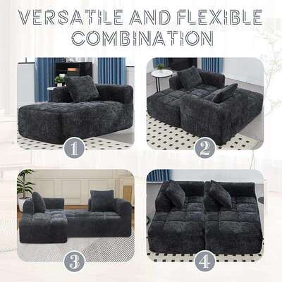 压缩沙发懒人泡沫海绵沙发亚马逊单人豆腐块沙发Compressed sofa