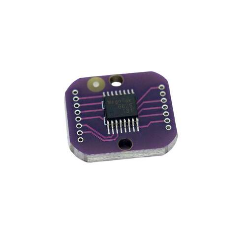 MT6825磁编码器模组适用于无刷电机编码器 支援SPI+ABZ编码输出