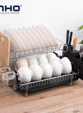 晾物碗碟砧板架碗碟家用置厨房简约刀架架沥水架碗收纳现代架