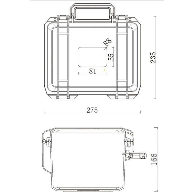 丰Y2519精仪器设备防水防潮安MSV全防密护手F提箱亿加厚塑料工具