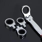 7件套活头棘轮扳手快速扳手套装 棘轮梅花扳手可换头棘轮扳手