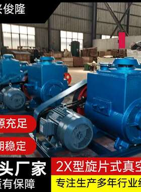 2X-70双级旋片式真空泵真空干燥热处理真空脱泡化工电子