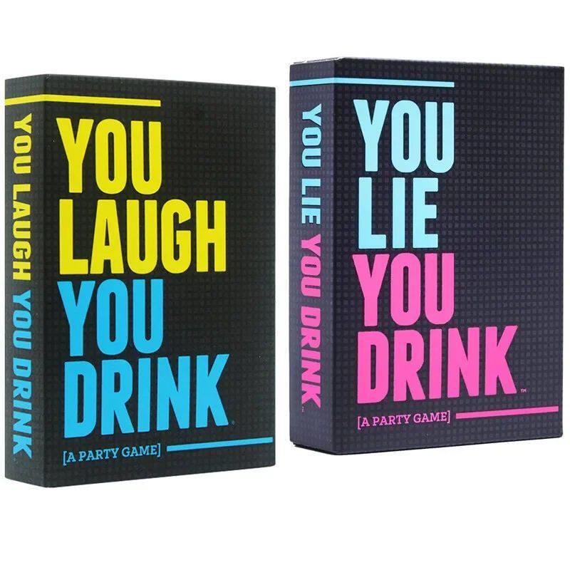 You Laugh You Drink Game You Laugh You Drink Desk Game Party - 实物图