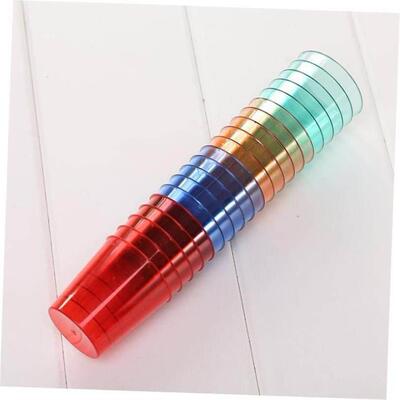 80pcs Disposable 25ml Glasses Cups Plastic Cup Coloured Shot