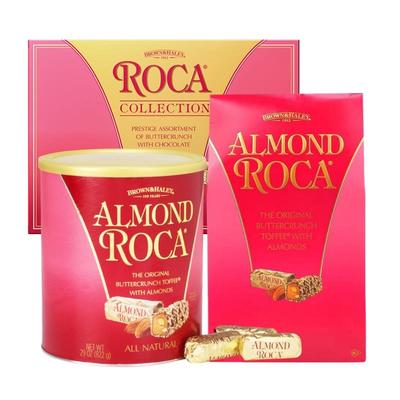 美国Almond Roca乐家扁桃仁巧克力284g罐装杏仁糖果年货送礼822g