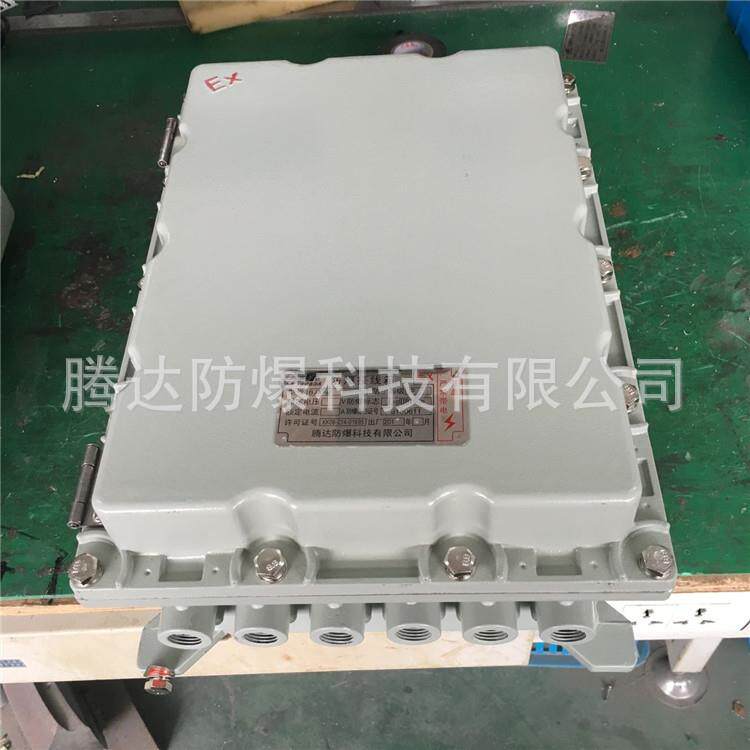 乐清腾达bjx工厂压铸铝防爆接线箱400*500配电控制柜明装端子箱