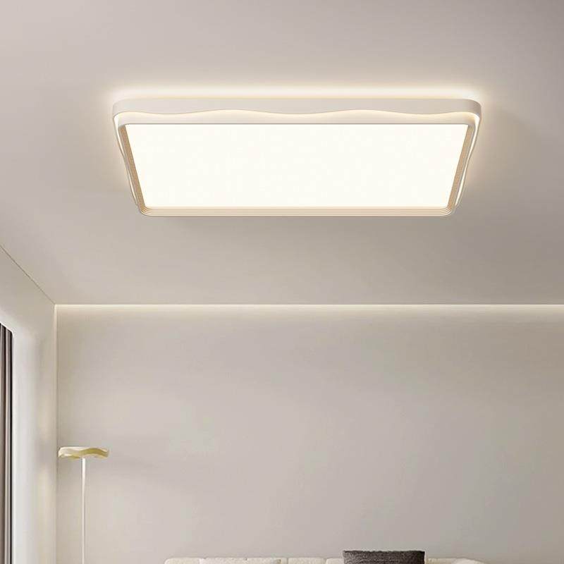 客简厅大灯ld吸顶无品牌/灯极奶油风主卧室吸顶灯现代简约e大风气