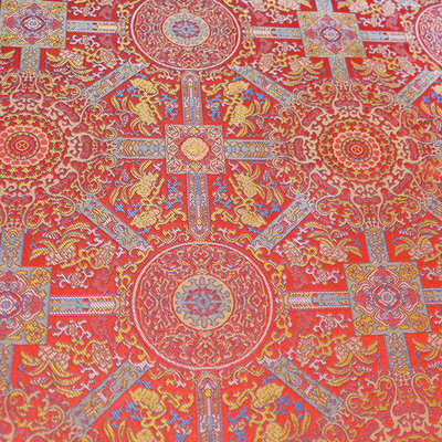 宋锦 新面料 新品仿  款爆八达女装中式织锦缎面料晕