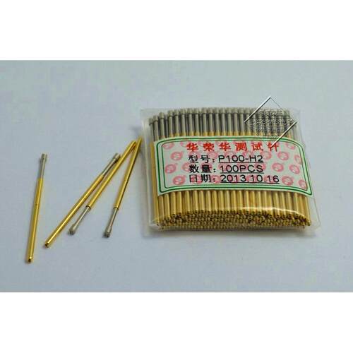 华荣华探针 测试针PA100/P100-H2 H3 H4 H5 H6 H8(P-25H) 梅花头