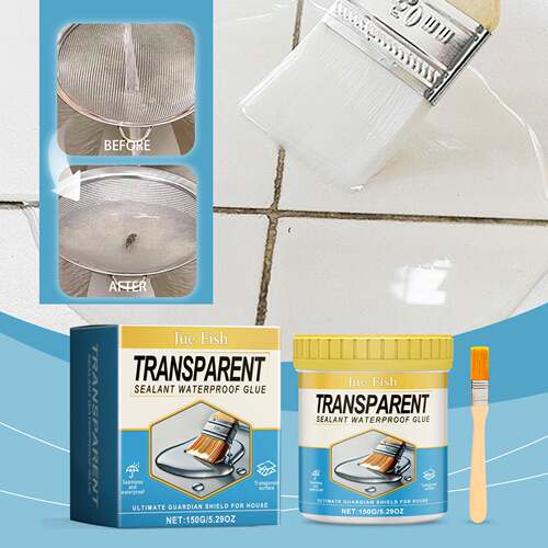 Jue-Fish Invisible Waterproof Sealant - Transparent, Waterpr