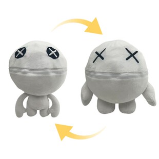 poppyplaytime5白色翻转波比毛绒公仔原型体1006小丑火车莉莉玩偶