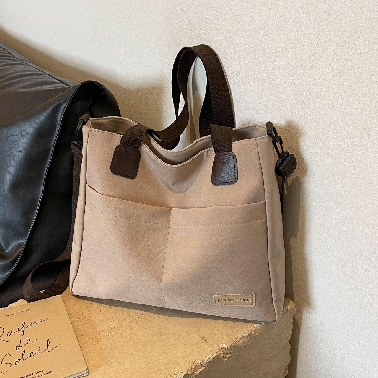 帆布包斜挎包容量休闲通用款女包