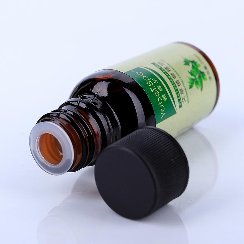 高档植2精开5瓶雅博尔30ml按摩皮肤油艾草物养生全身刮痧推拿背通