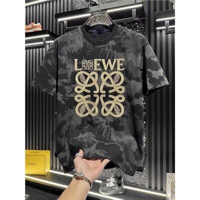 MAROLIO~欧洲站高端刺绣短袖t恤男2026新款夏季潮牌轻奢男士薄款