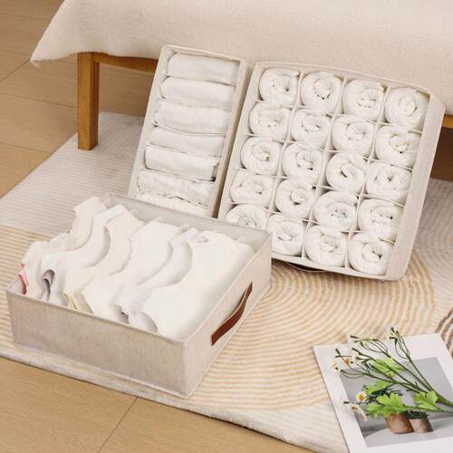 Underwear storage box underwear drawer divided underwear box