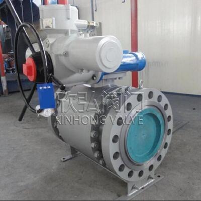 Q947F电动固定式球阀锻造高温高压耐冲刷电动法兰式球阀