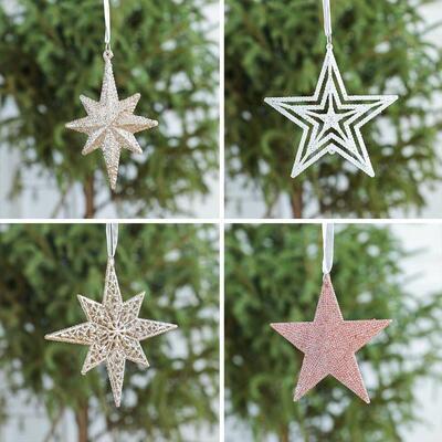 Star Christmas Wreath - Door Hanging Decor for Home & Shop