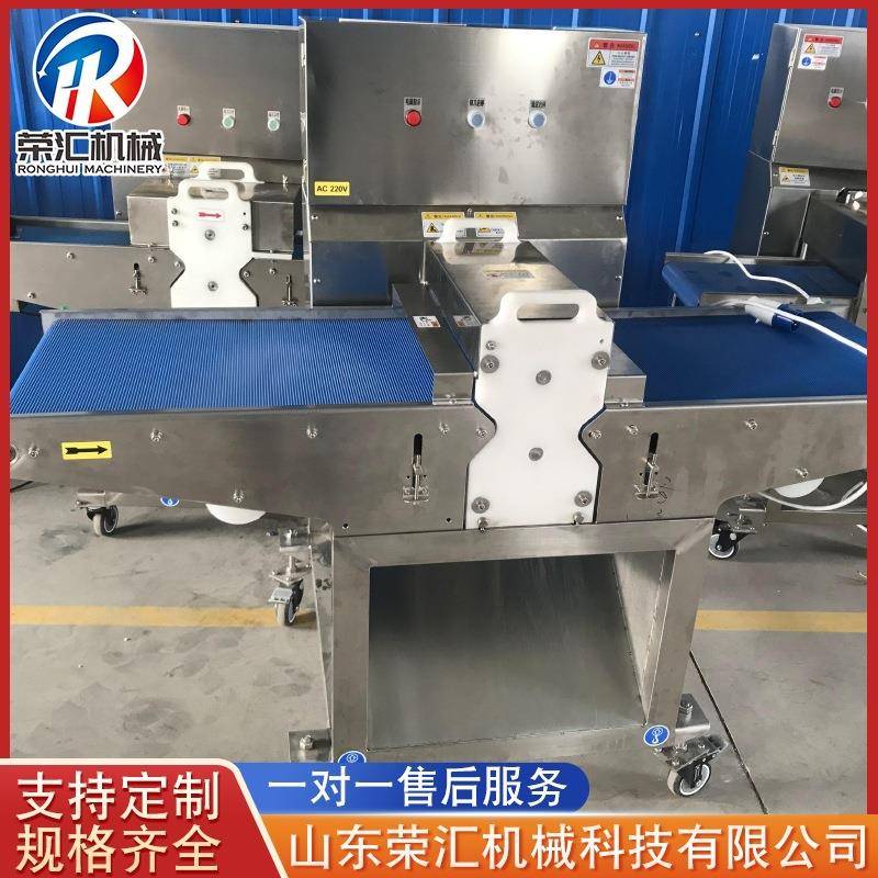 肉类切片切条机鲜肉分条切丁机鸭胸鸡排切条机自动切肉机流水线