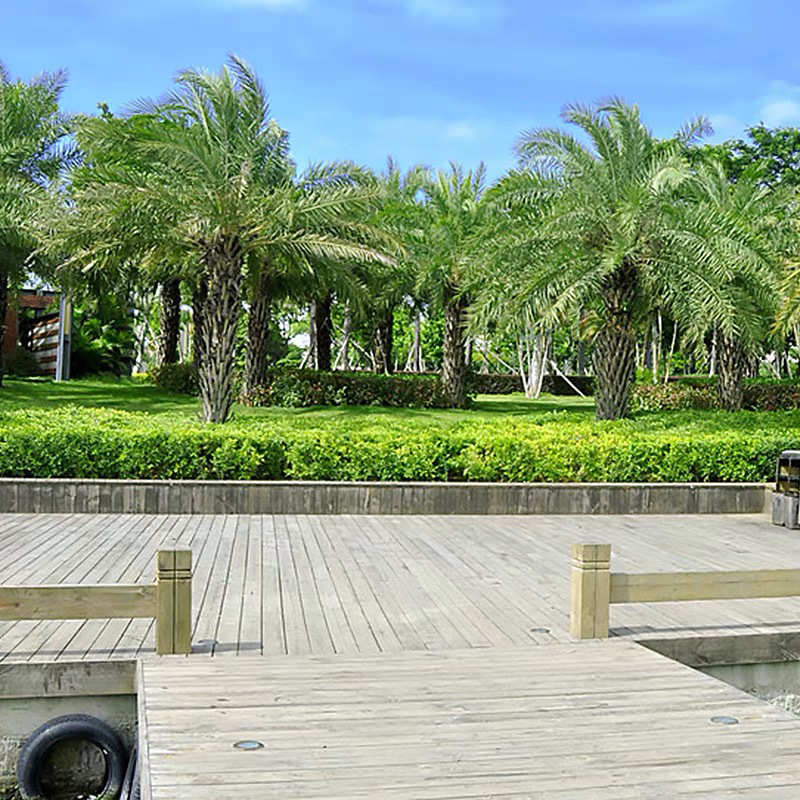 公园广场绿道仿木纹水泥地板 户外园艺栈道混凝土木纹砖地板批发