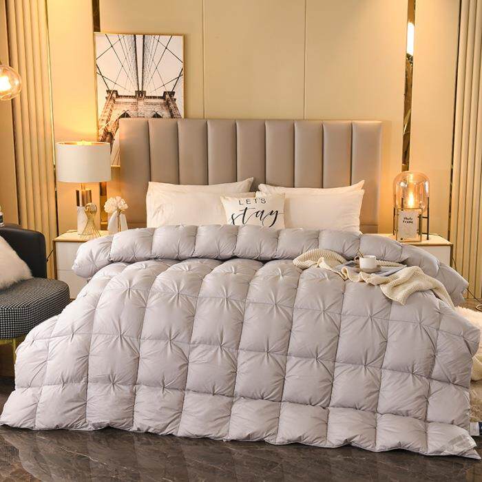 柔赛丝纽花款羽绒被壳子翻新羽绒被自充绒半成品单被套静音单层