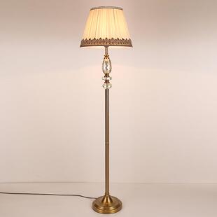 佳音美灯饰高床档9晶香槟H6084水欧式 卧室头台灯落地灯温K馨婚庆
