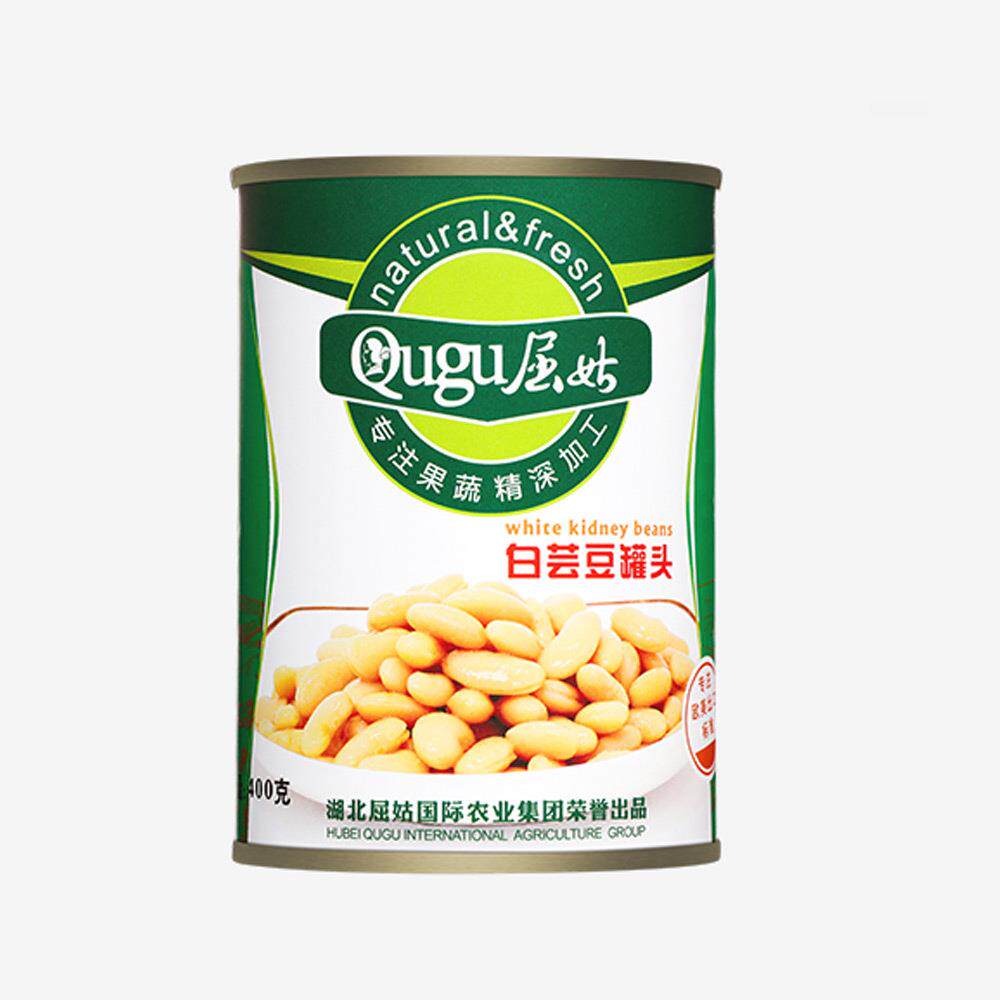 屈姑豆子罐头红芸豆罐装白芸豆青豆奶花豆鹰嘴豆餐饮蚕豆蔬菜