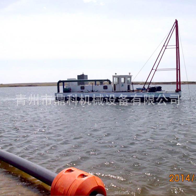 射吸式抽沙船河道水库自抽自卸抽沙船小型抽吸式挖沙船配洗沙机