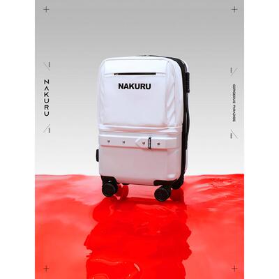 高档NAKUR轮U网红行向李箱is潮女小型20寸拉杆箱万24旅行n箱男皮