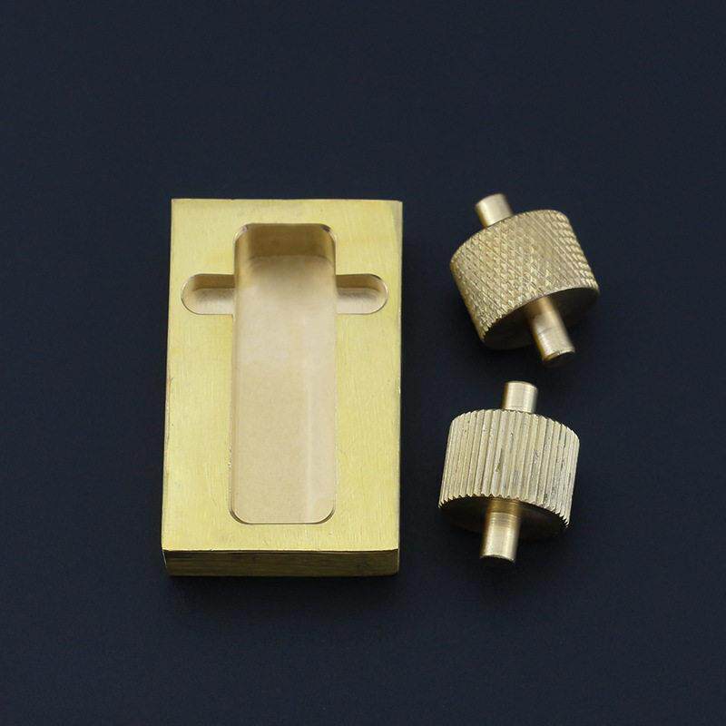 边色黄铜边油盒手工diy皮革具上油盒皮雕皮边快速封边皮黄铜边油