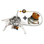 便携新品 防炉具气野餐炉野营登山三头 炉户外便携风炉分体式