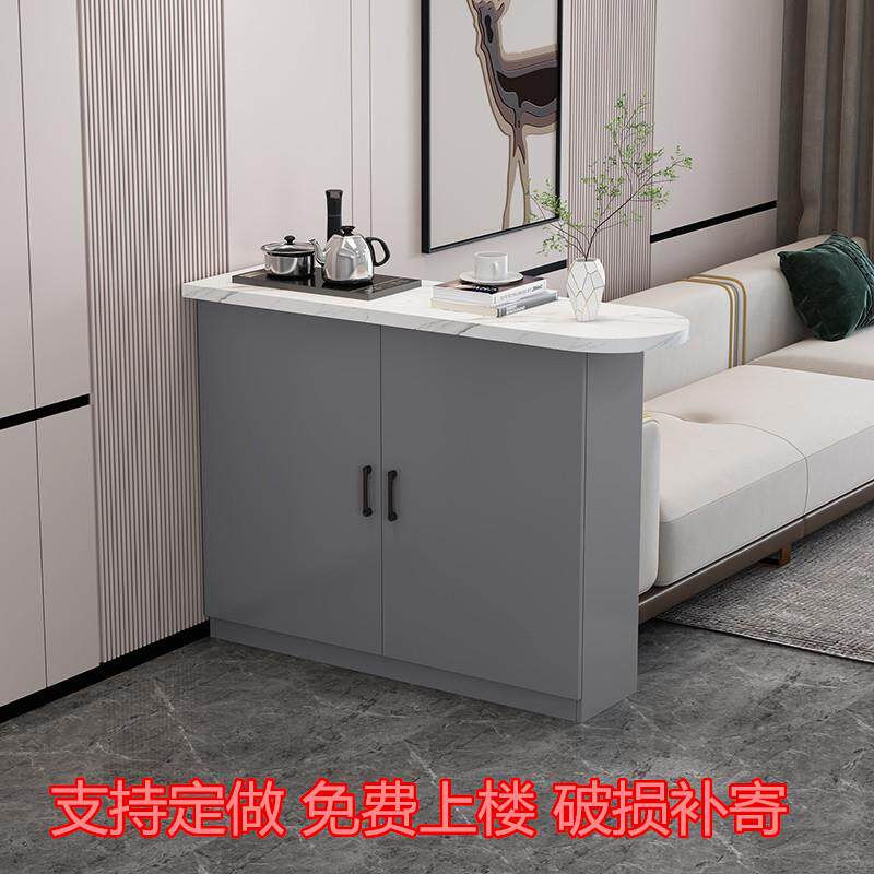 吧台桌家用可定开放式厨房客餐厅隔断柜中岛柜高脚桌多功能小mω