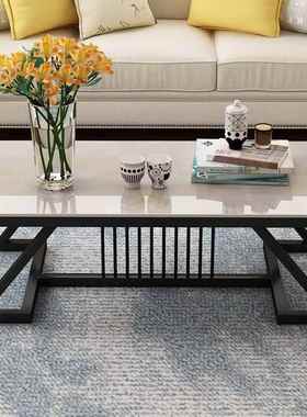 茶几创简约现代大FMP理纹路钢化石玻璃面小户个型客厅意商用性小