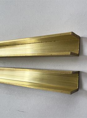 货异型铜材黄铜排黄铜板异CKI形铜条装饰黄铜棒地间装饰现美黄缝