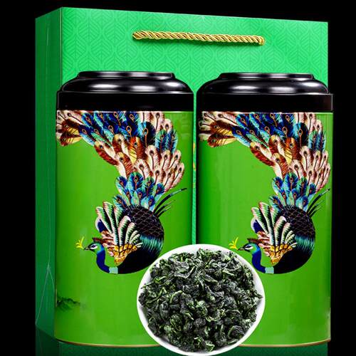 聚天禾新茶铁观音茶叶500g罐装浓香福建原产高山乌龙茶礼盒装清香