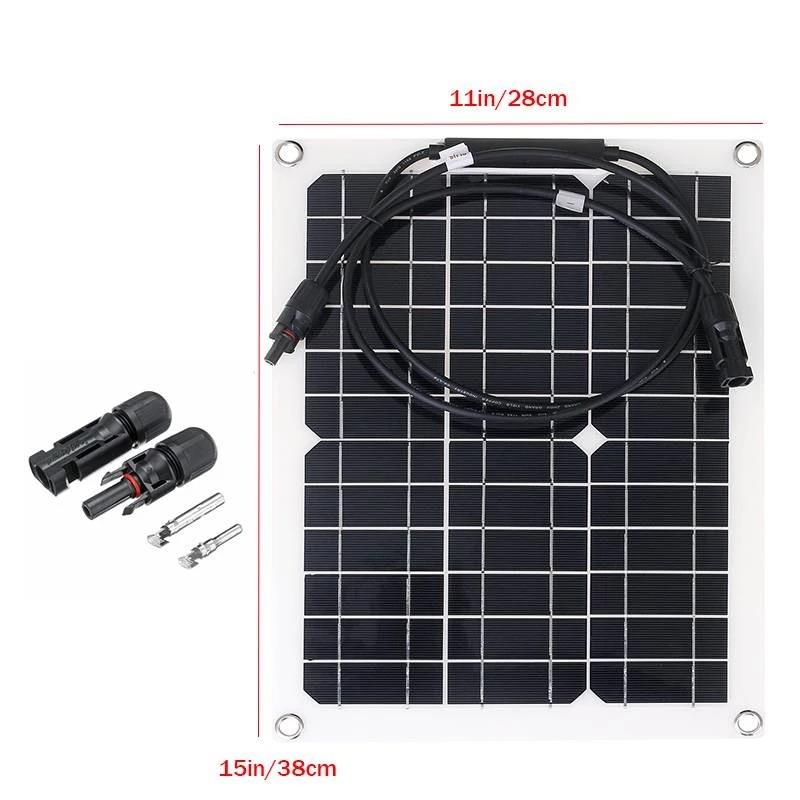 60W/30W 太阳能电池板 40/50A 控制器汽车游艇电池船充电器户外