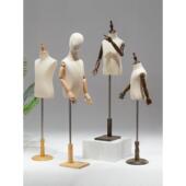 儿童模特道具半身服装 店假人架子 店橱窗全身展示架男女小孩小童装