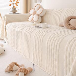 2025秋冬新款舒棉绒沙发套罩一片式全盖防滑可机洗防猫爪盖布